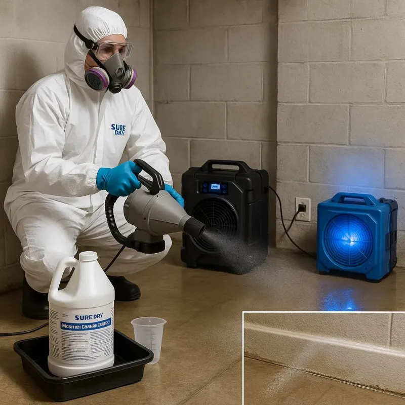 Sanitization and Odor Removal process in South Windham, CT